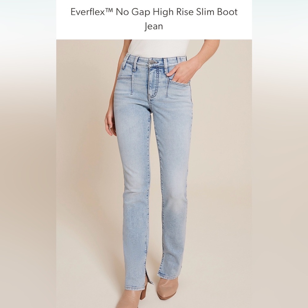 Maurice’s Everflex™ No Gap High Rise Slim Boot Cut Women's Jeans (Light Blue)